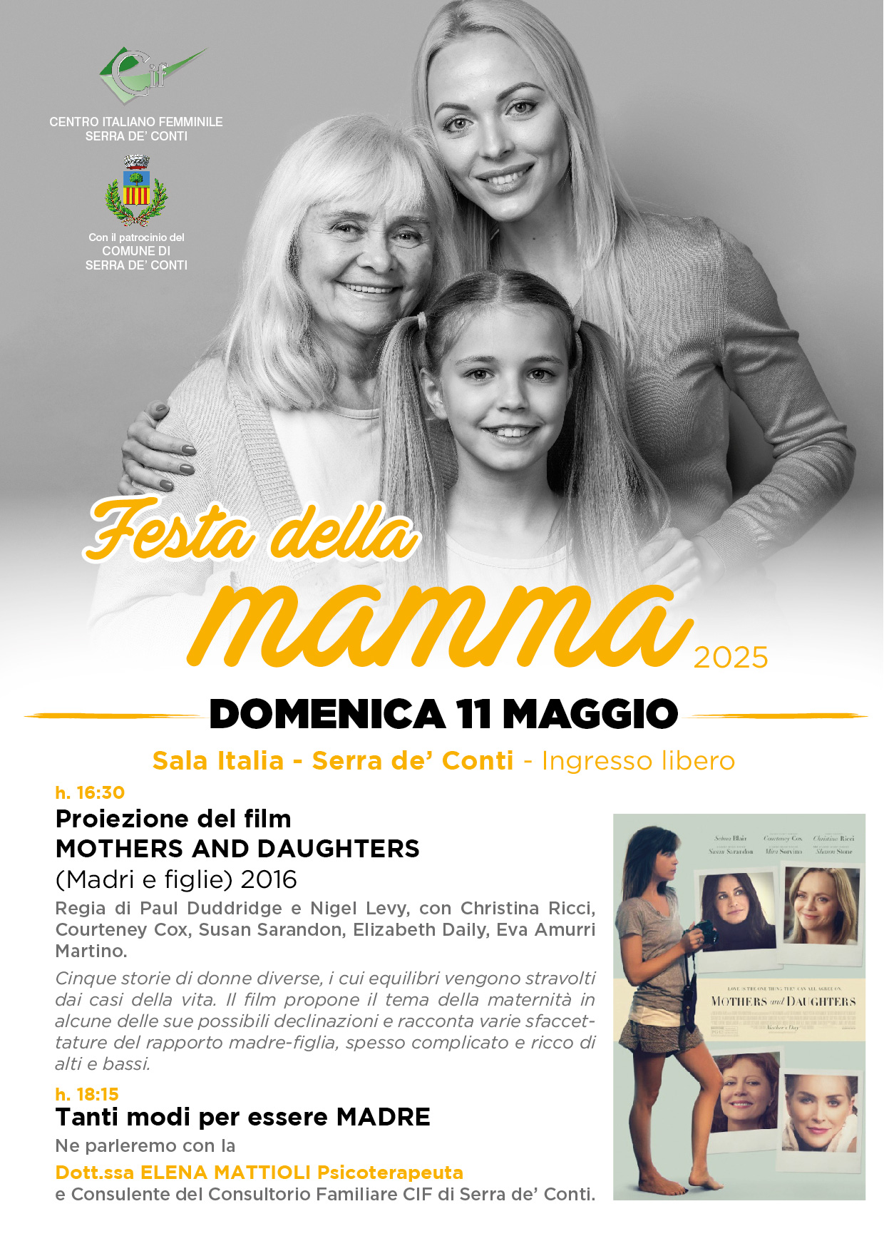 Iniziativa per la Festa della mamma